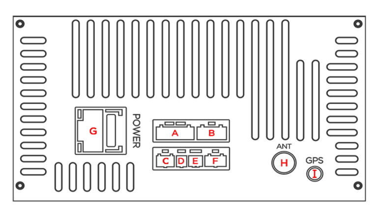 Схема распиновки разъемов Teyes CC2L+ (plus) . Подключение камеры