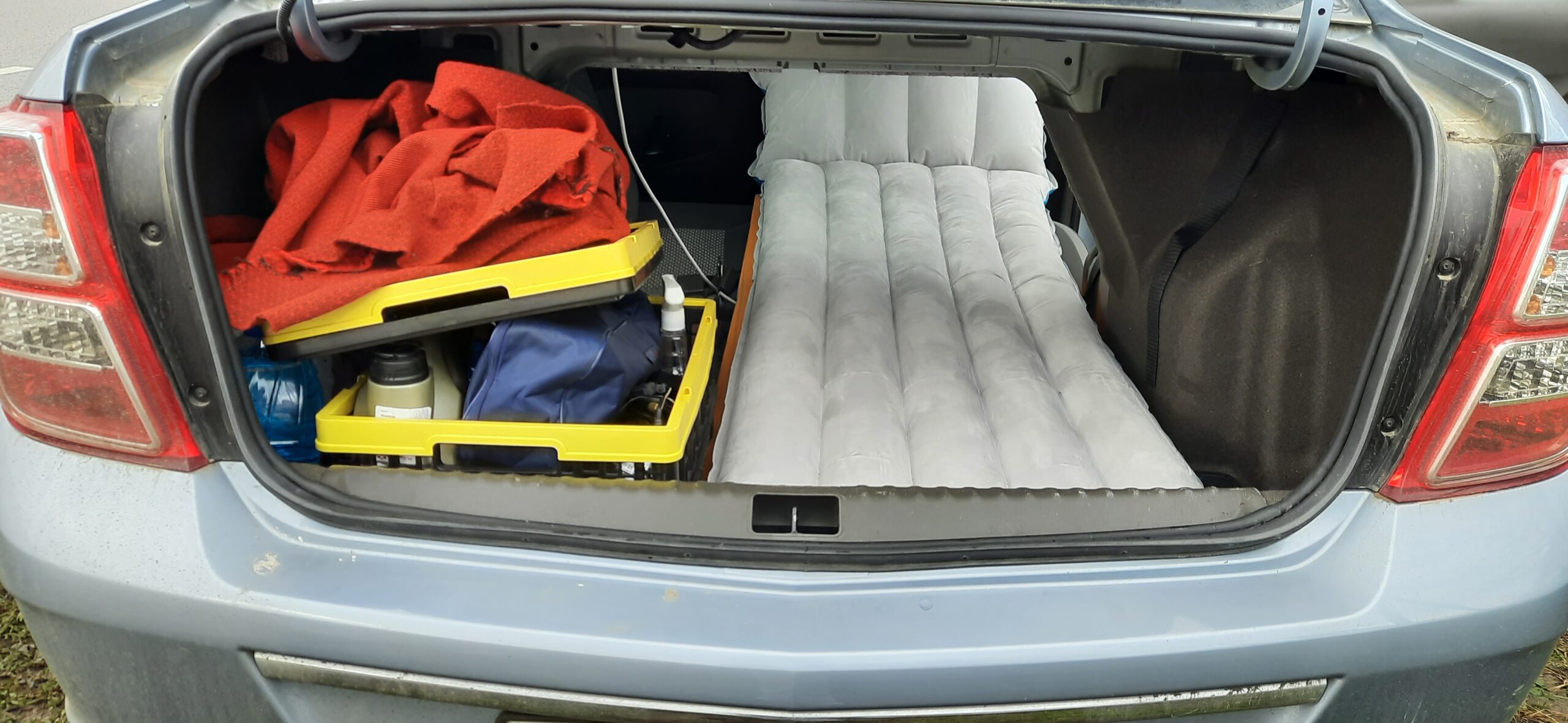 Складывание задних сидений Chevrolet Cobalt Ravon